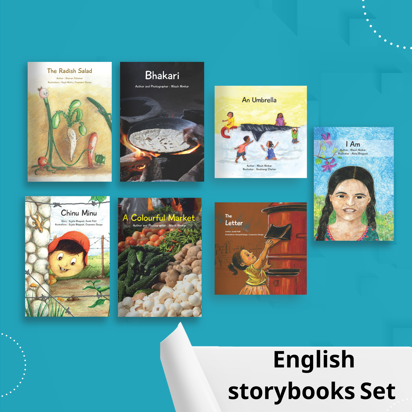 Set Of 7 English Story Books